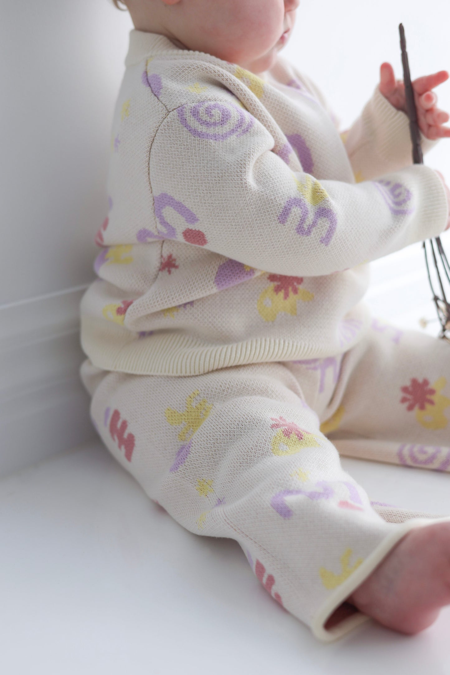 Seaside Knit Pants | Coral
