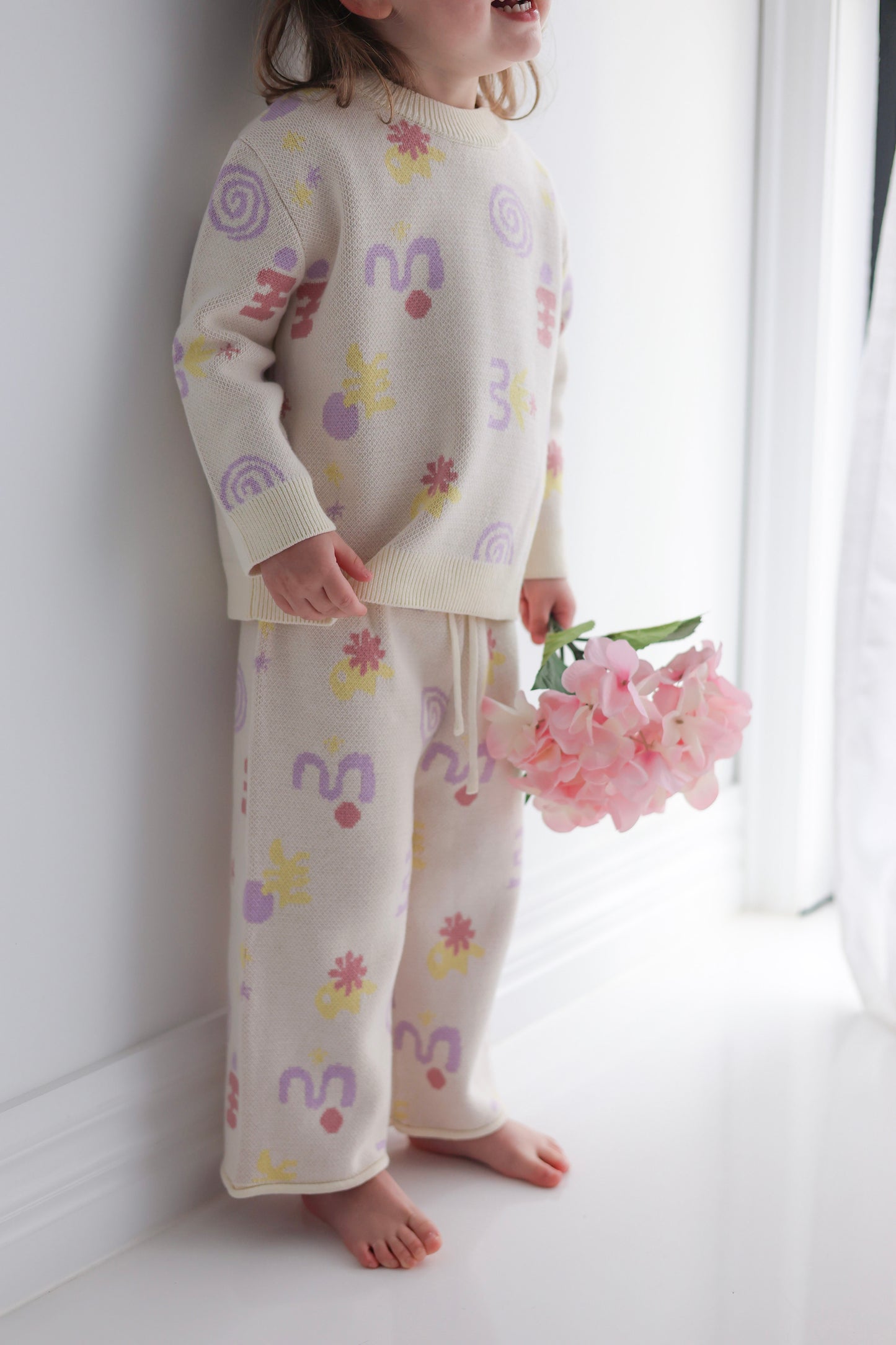 Seaside Knit Pants | Coral