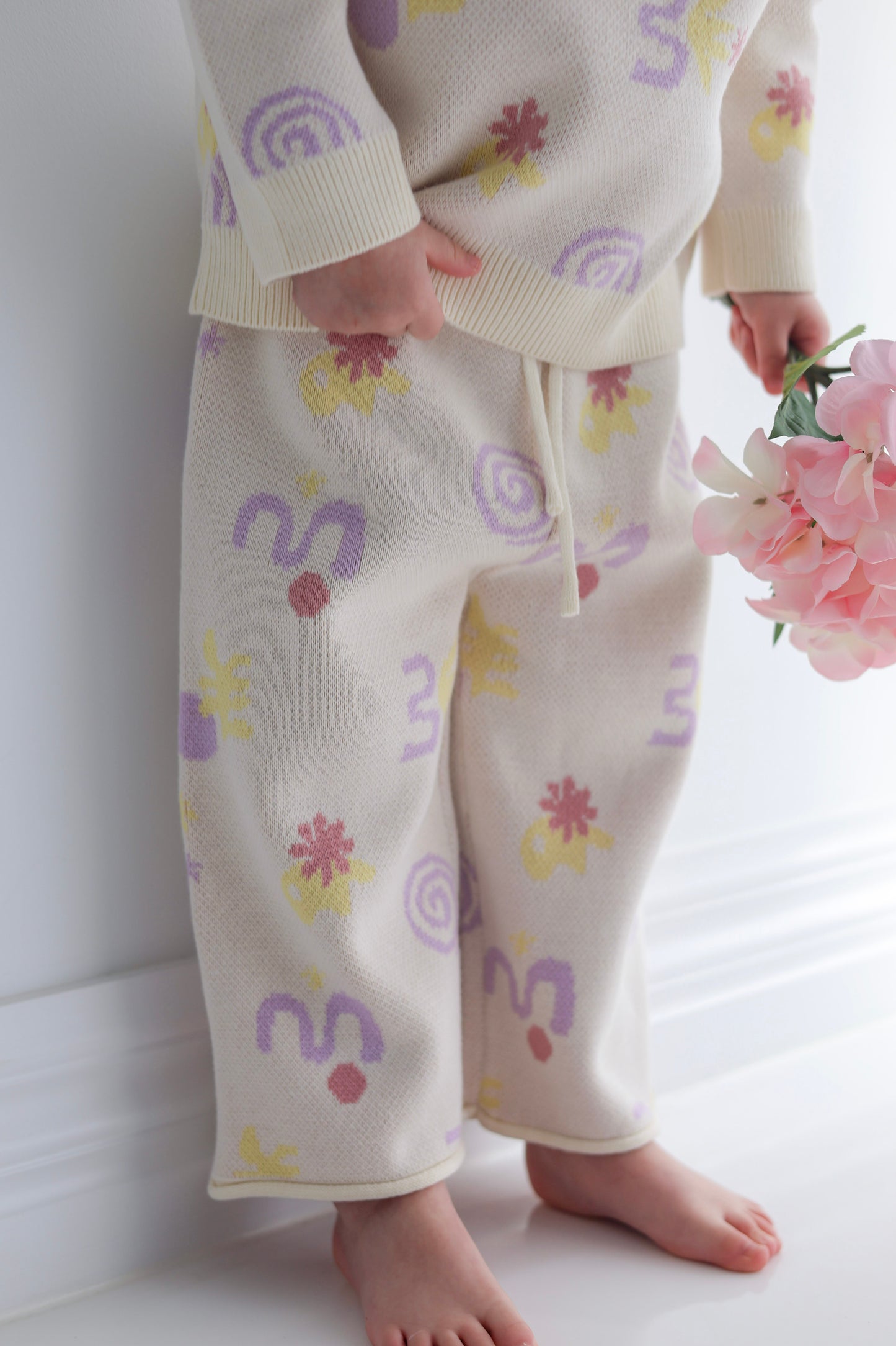 Seaside Knit Pants | Coral