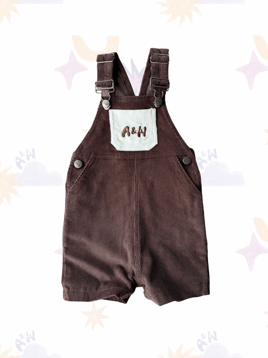 Corduroy Overalls | Cocoa