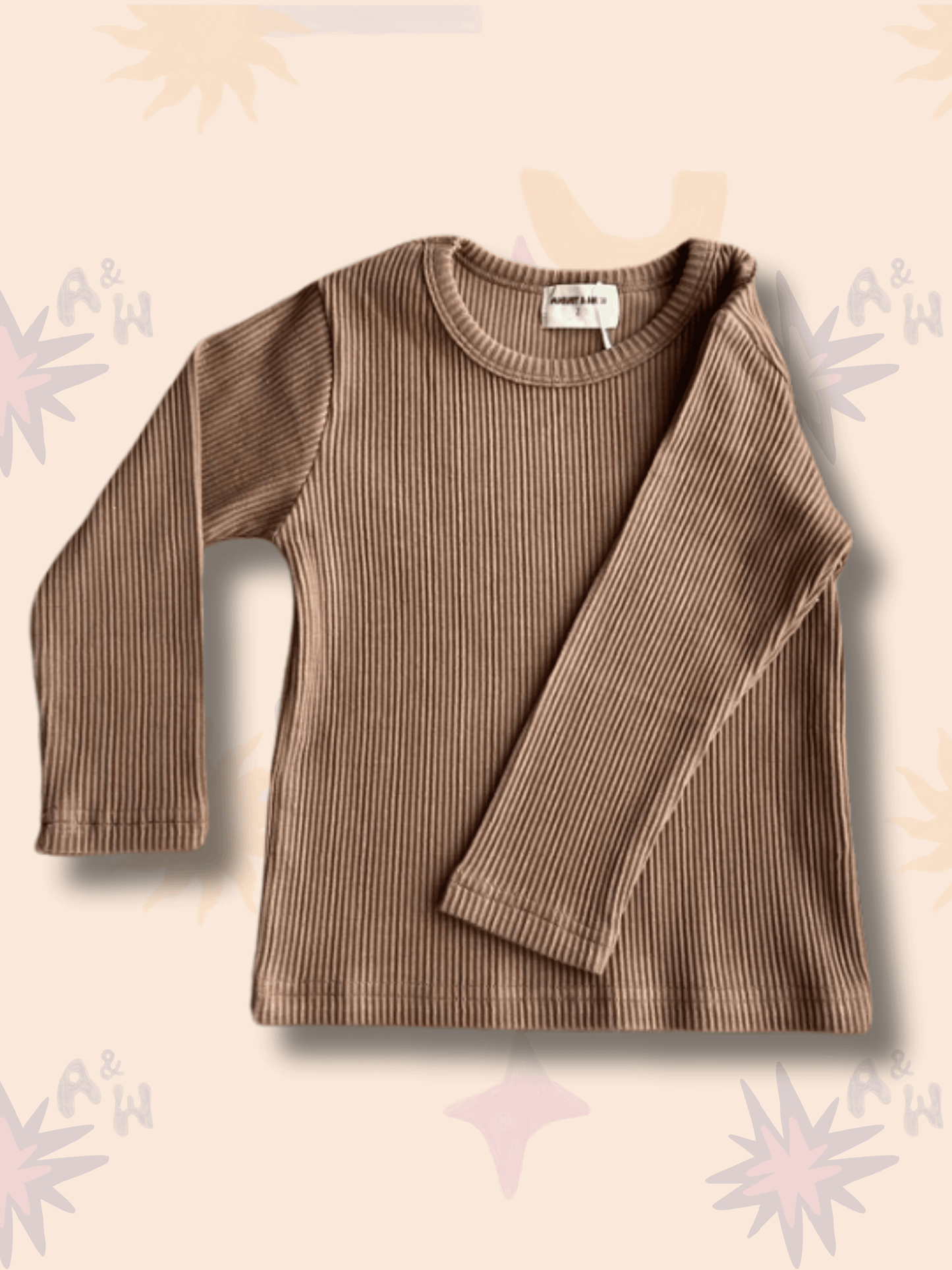 Ribbed Long Sleeve | Mocha