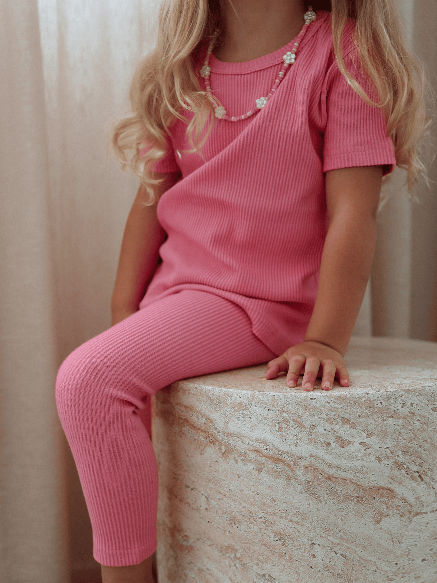 Essentials | Ribbed Tee | Rosie