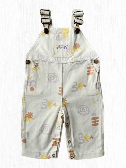 Seaside Spring Overalls | Coral