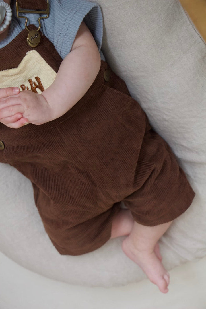 Corduroy Overalls | Cocoa