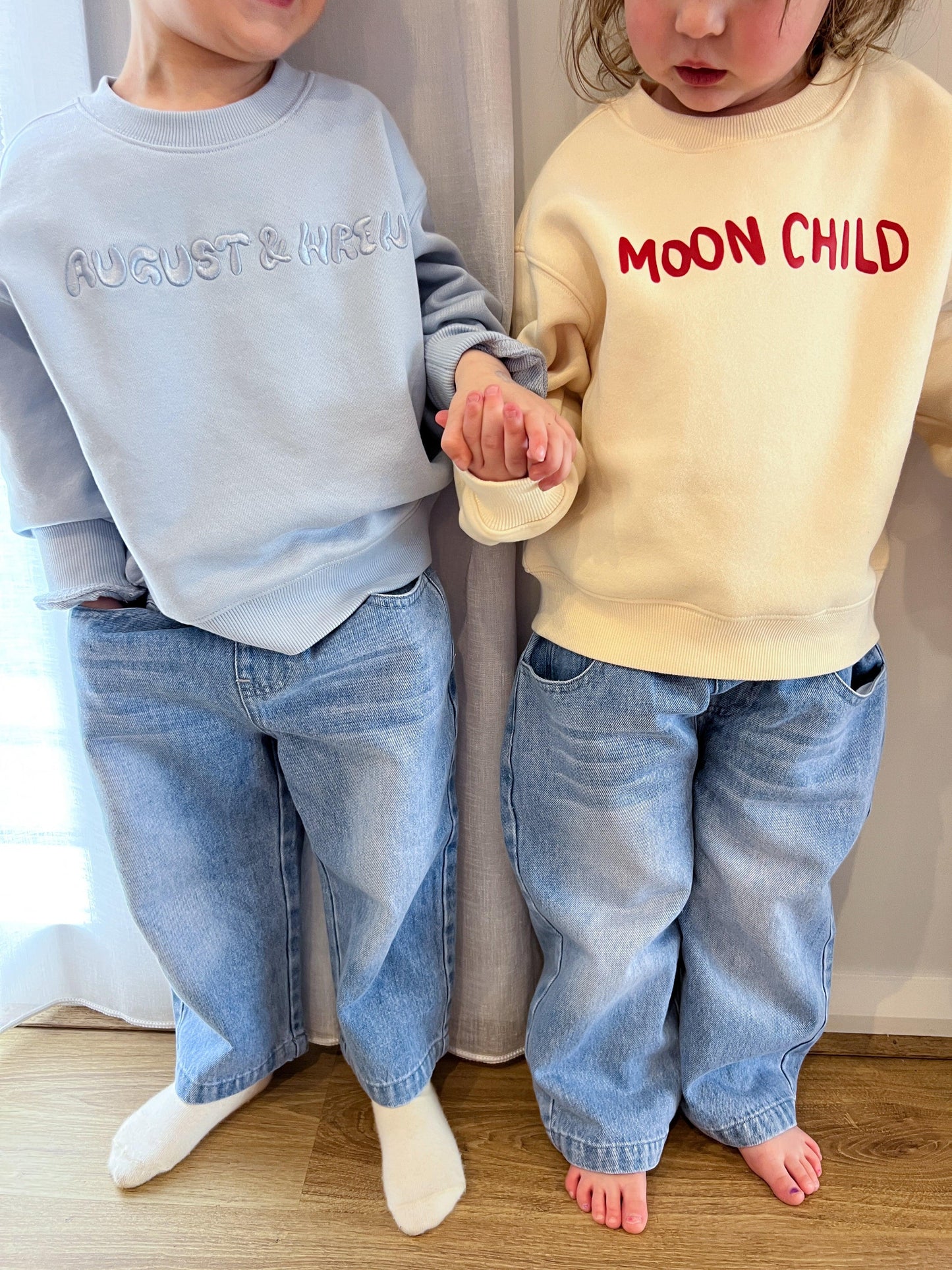 Fleece Crew Neck | Kids | Cream