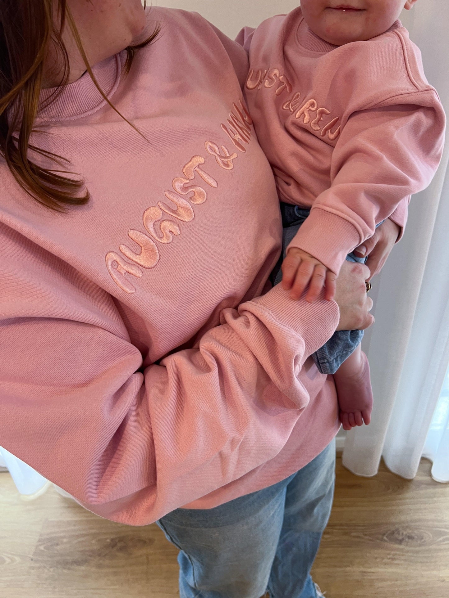 Organic Cotton French Terry Crew Neck | Kids | Pink
