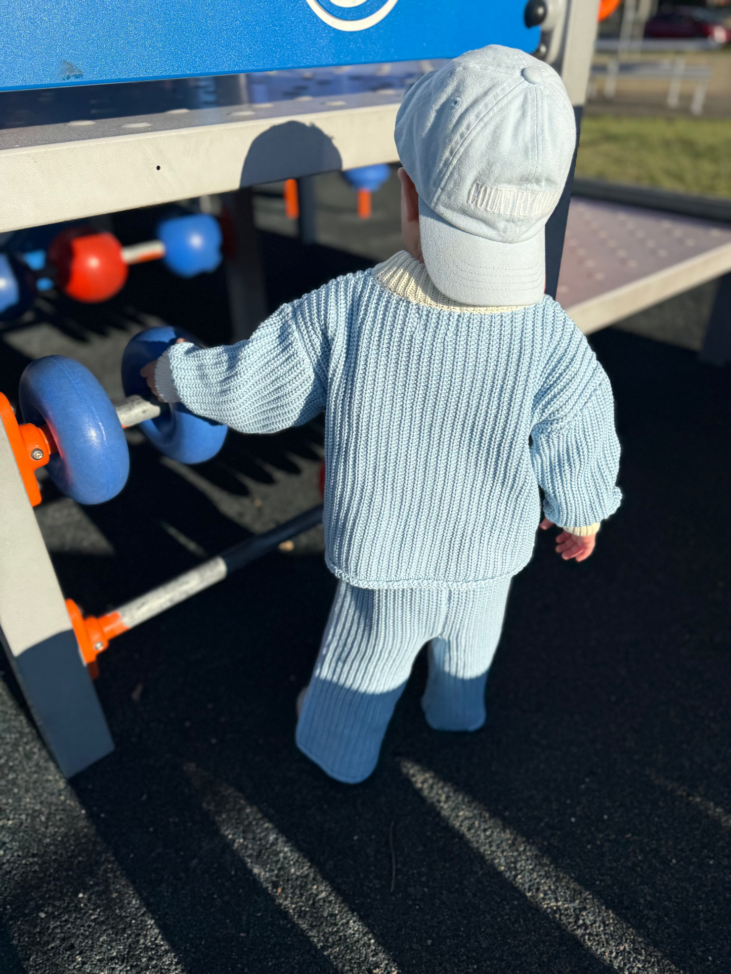 Chunky Knit Jumper | Blue