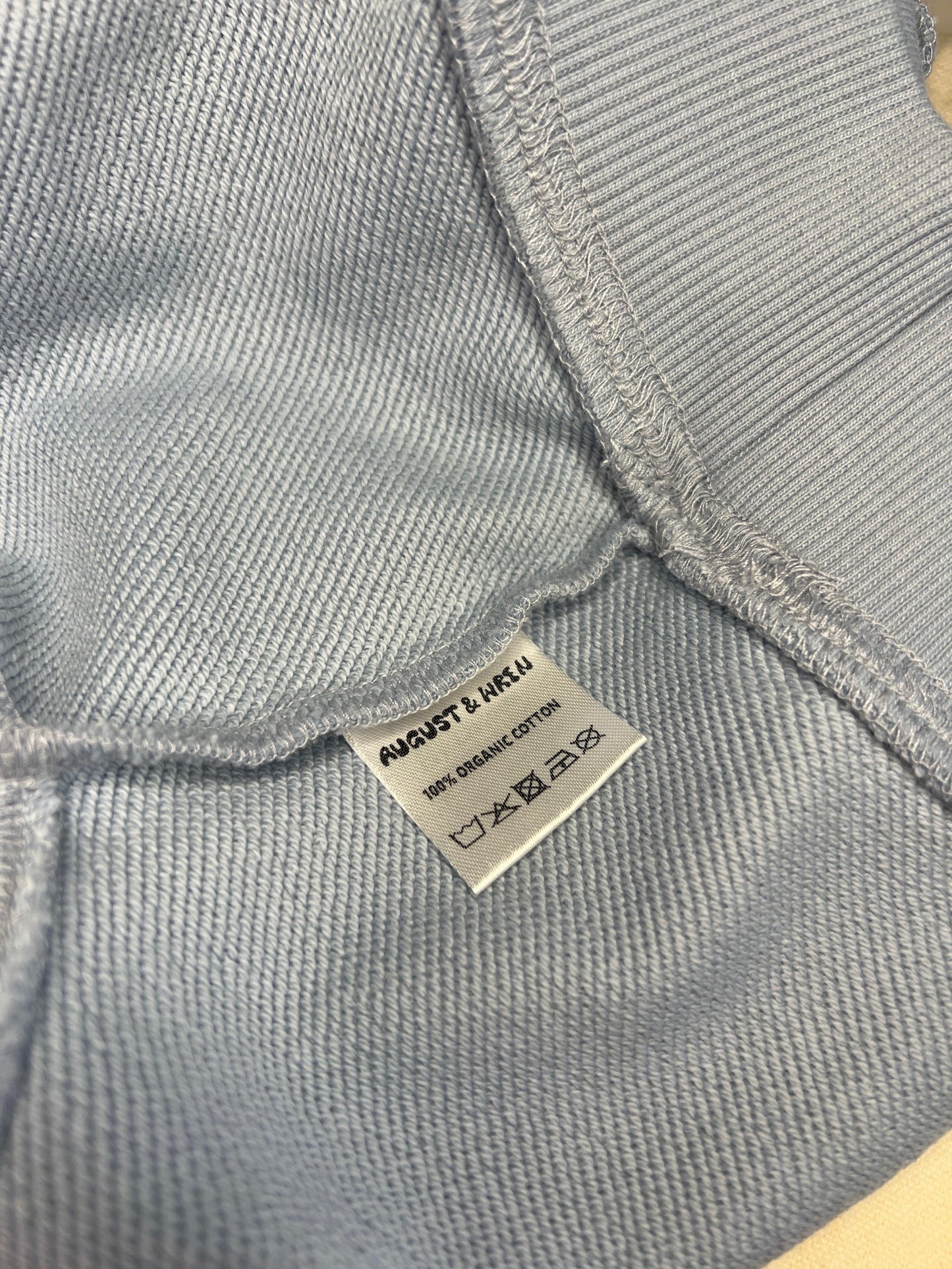 Organic Cotton French Terry Crew Neck | Adults | Blue