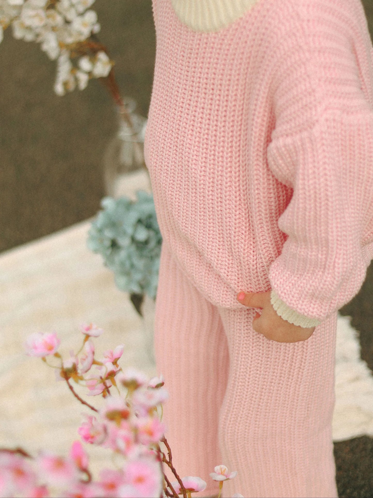Chunky Knit Jumper | Pink