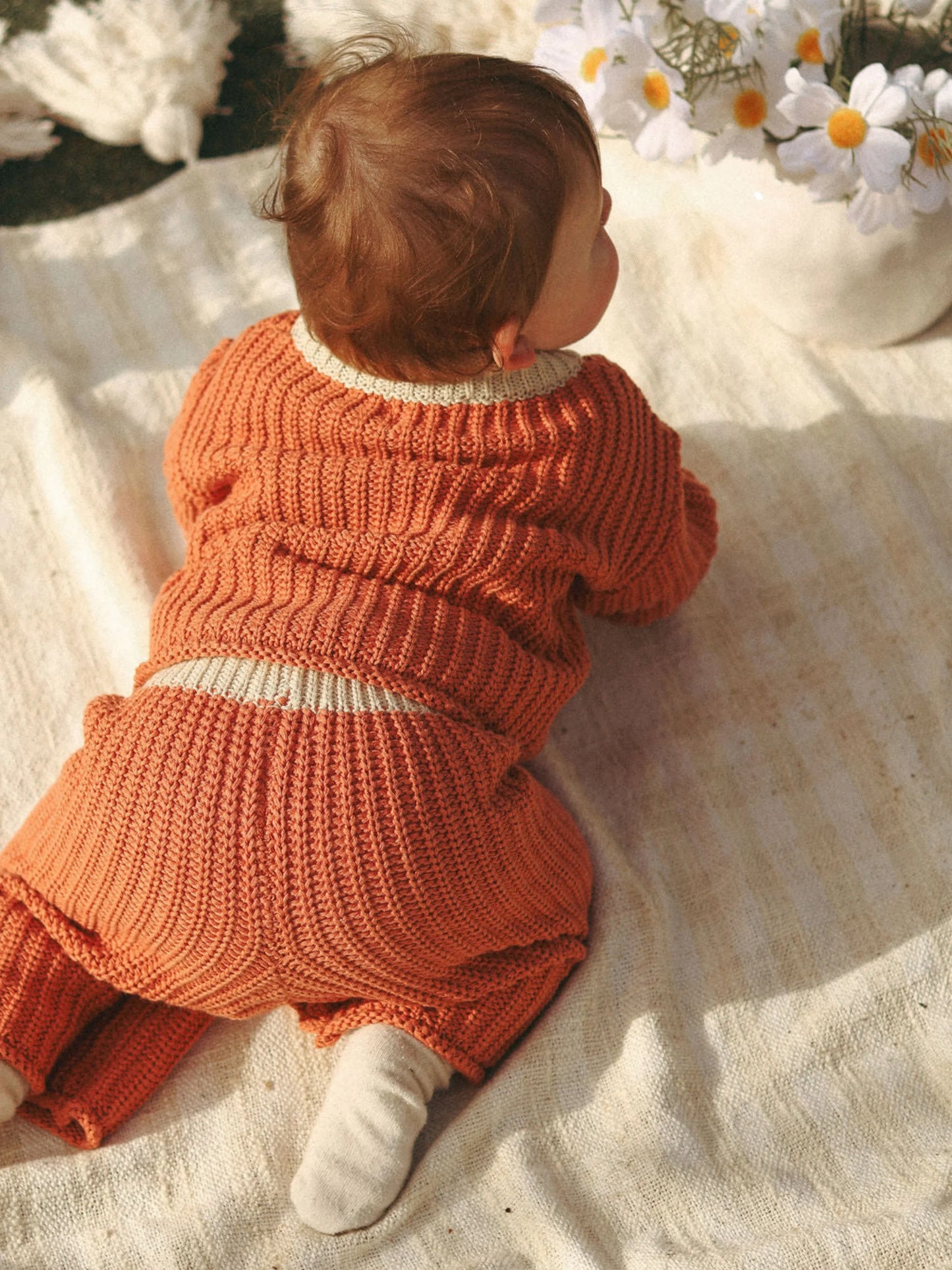 Chunky Knit Jumper | Rust