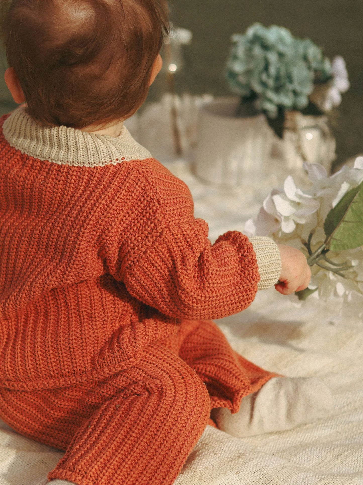 Chunky Knit Jumper | Rust