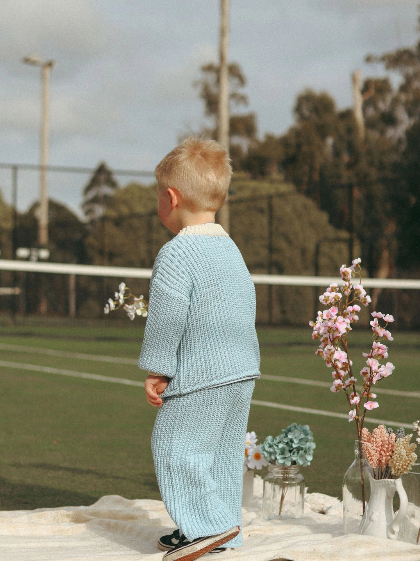 Chunky Knit Jumper | Blue