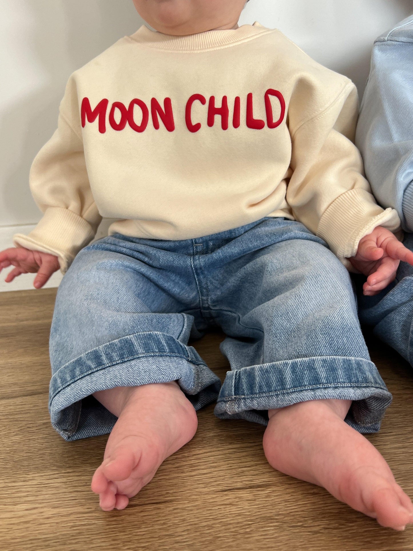 Fleece Crew Neck | Kids | Cream