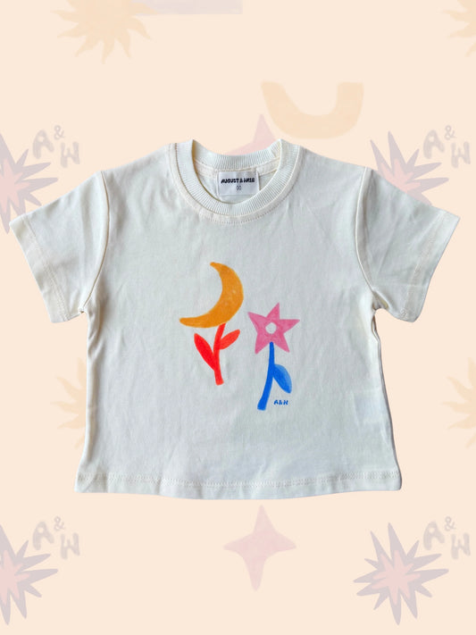 Moonflower Tee | Cream