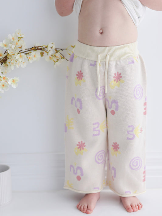 Seaside Knit Pants | Coral