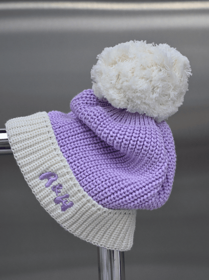 Chunky Knit Beanie | Lilac
