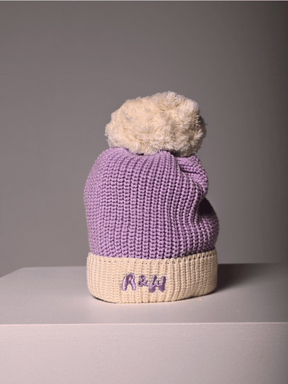 Chunky Knit Beanie | Lilac