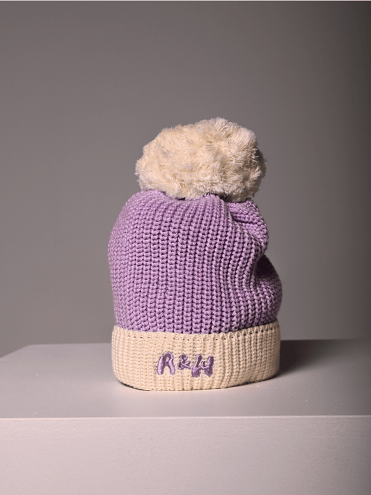 Chunky Knit Beanie | Lilac