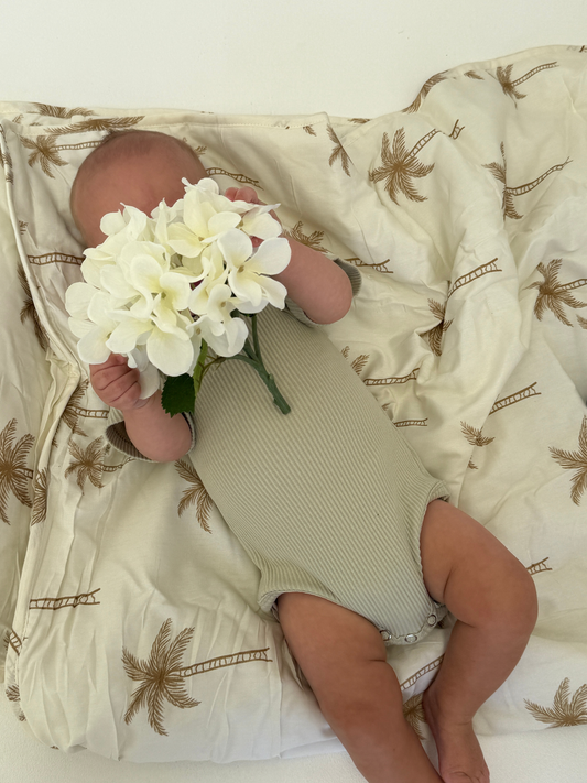 Essentials | Ribbed Bodysuit | Olive