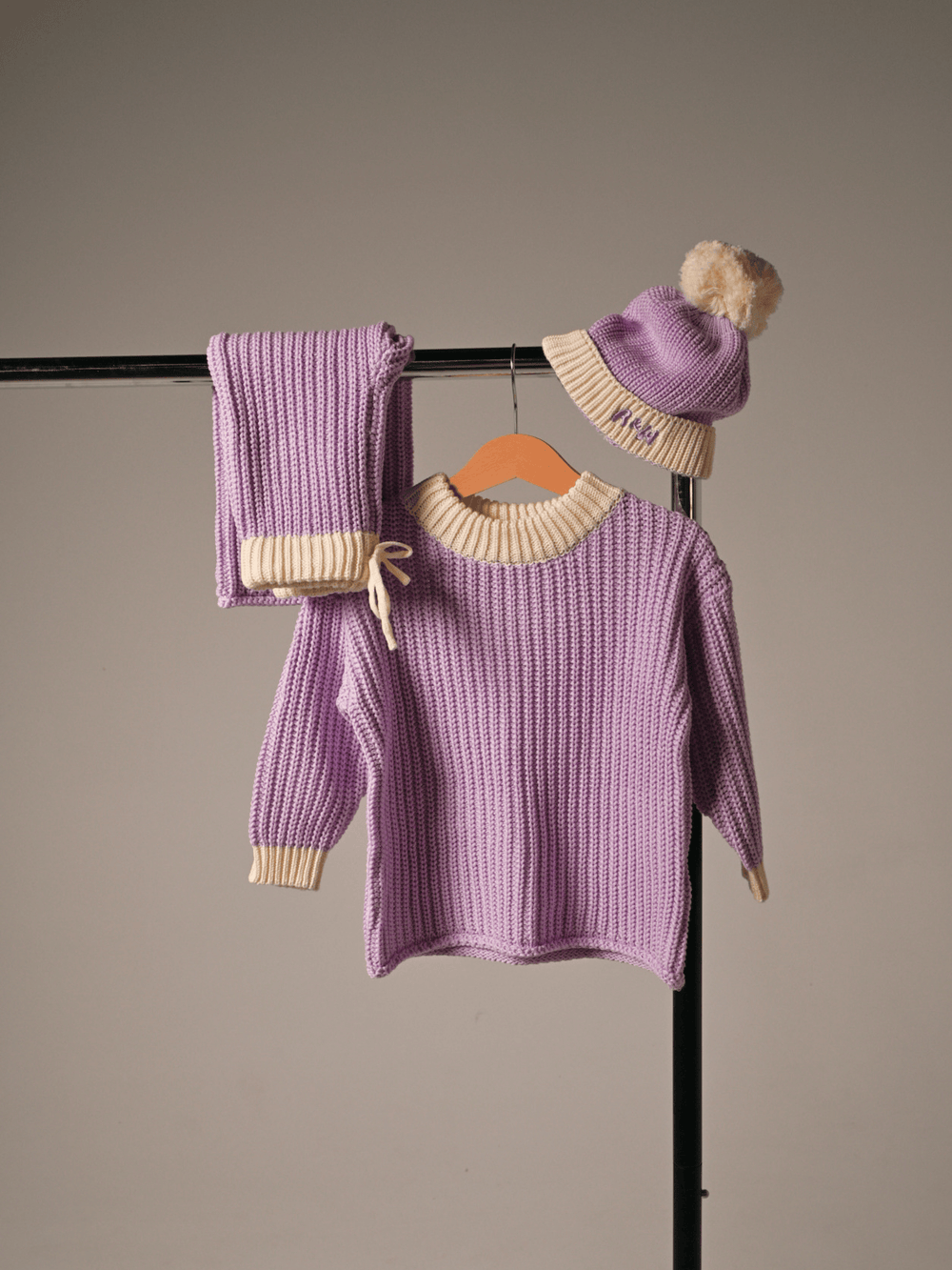 Chunky Knit Bundle - Lilac