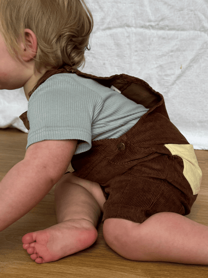 Corduroy Overalls | Cocoa