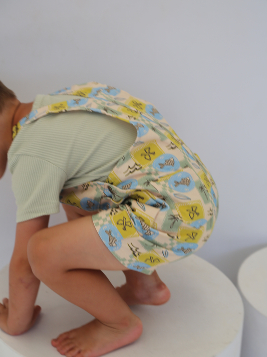 Essentials | Ribbed Tee | Olive