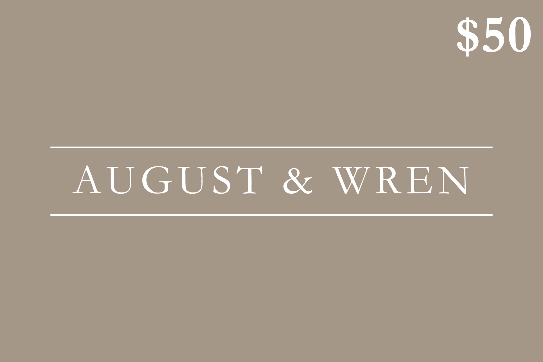 Products august wren