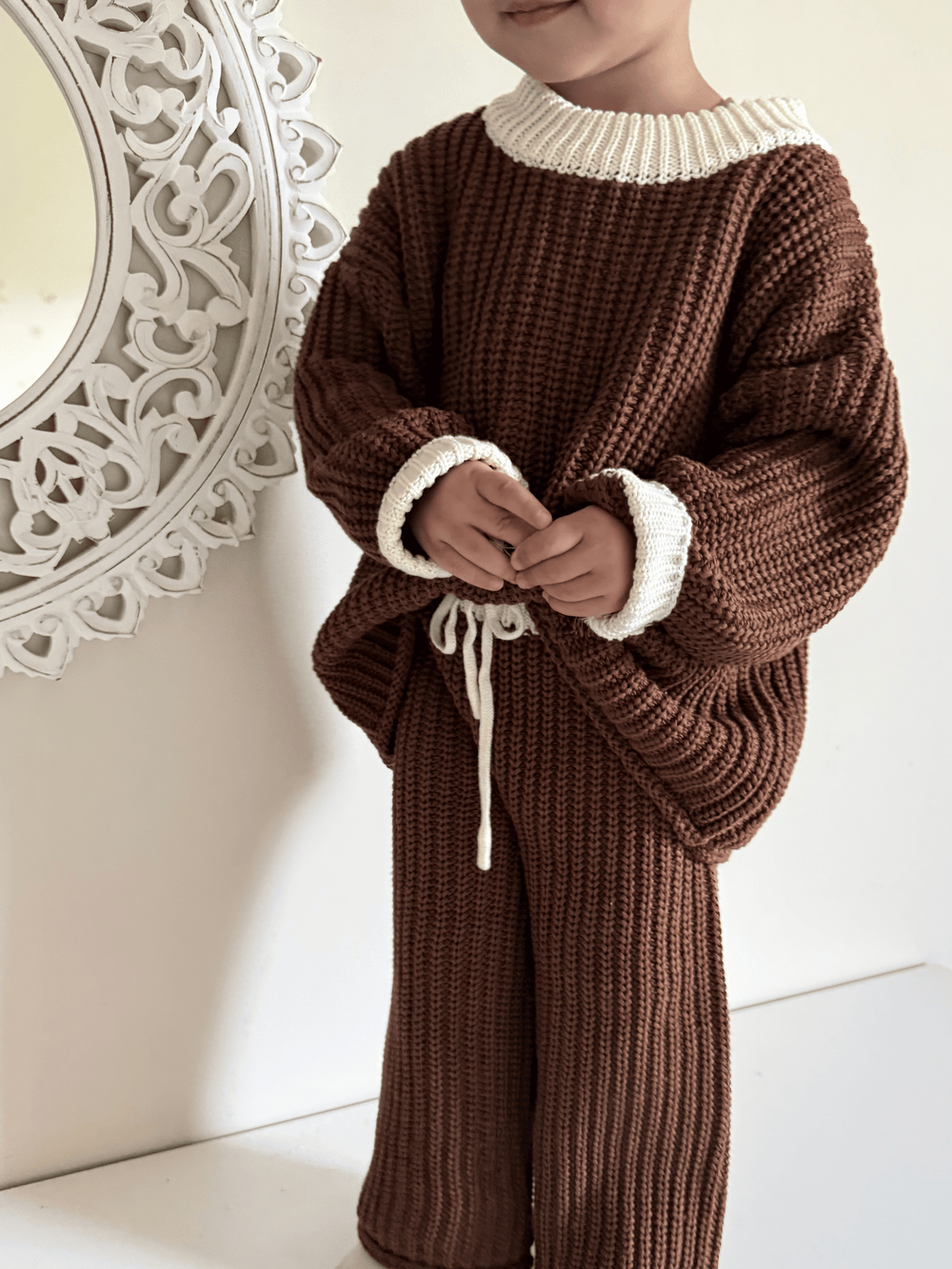 Chunky Knit Jumper | Choc