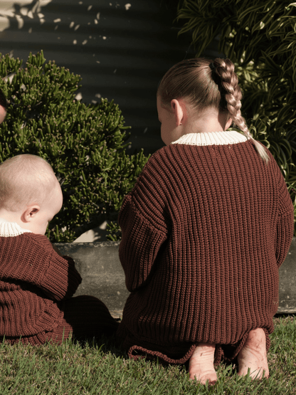 Chunky Knit Jumper | Choc