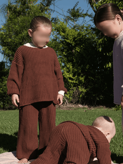 Chunky Knit Jumper | Choc