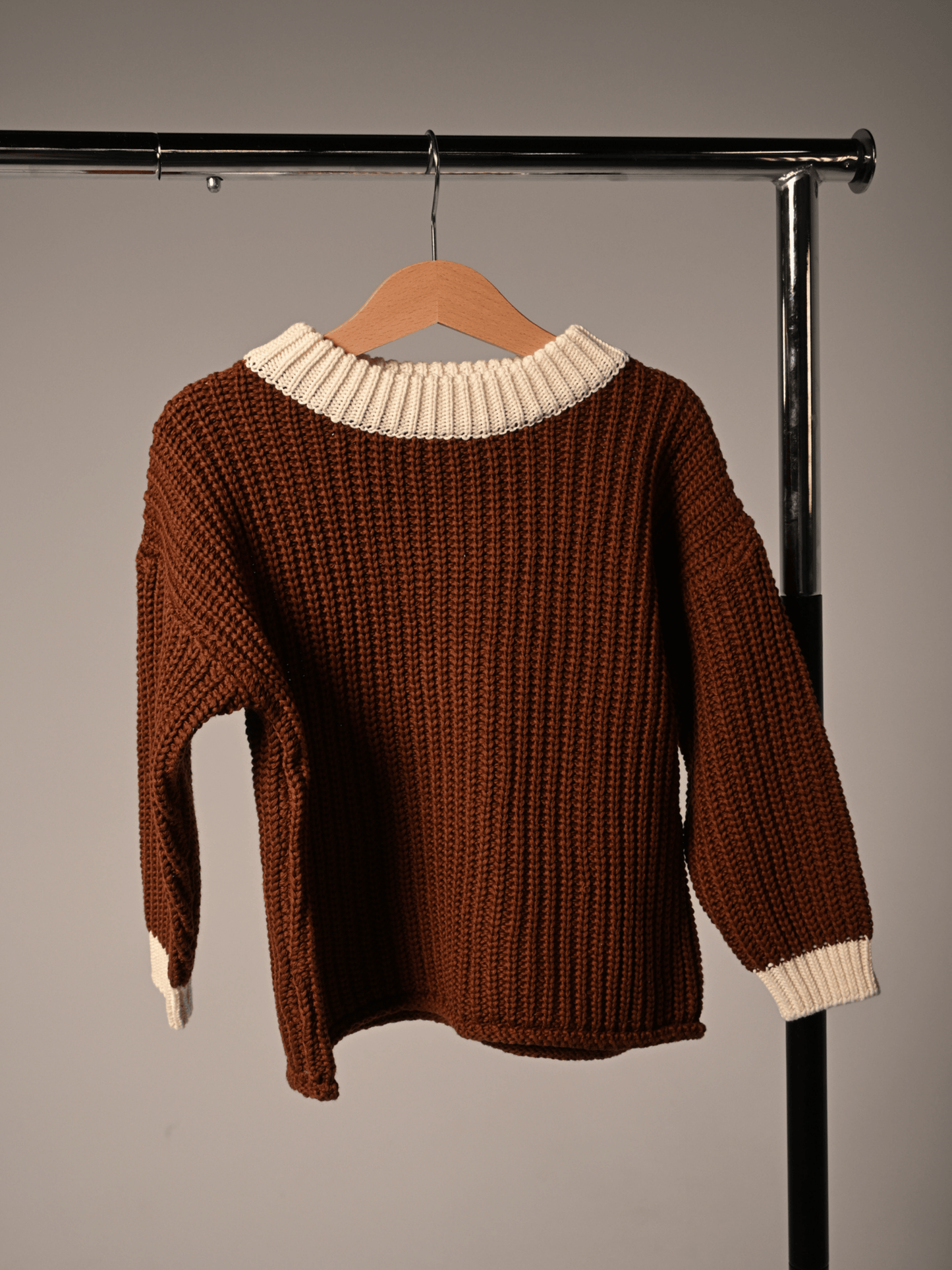 Chunky Knit Jumper | Choc
