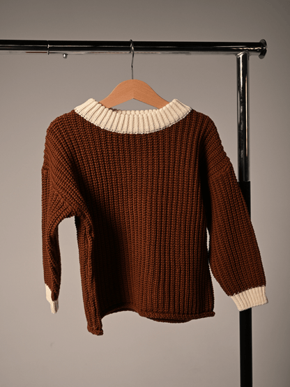 Chunky Knit Jumper | Choc