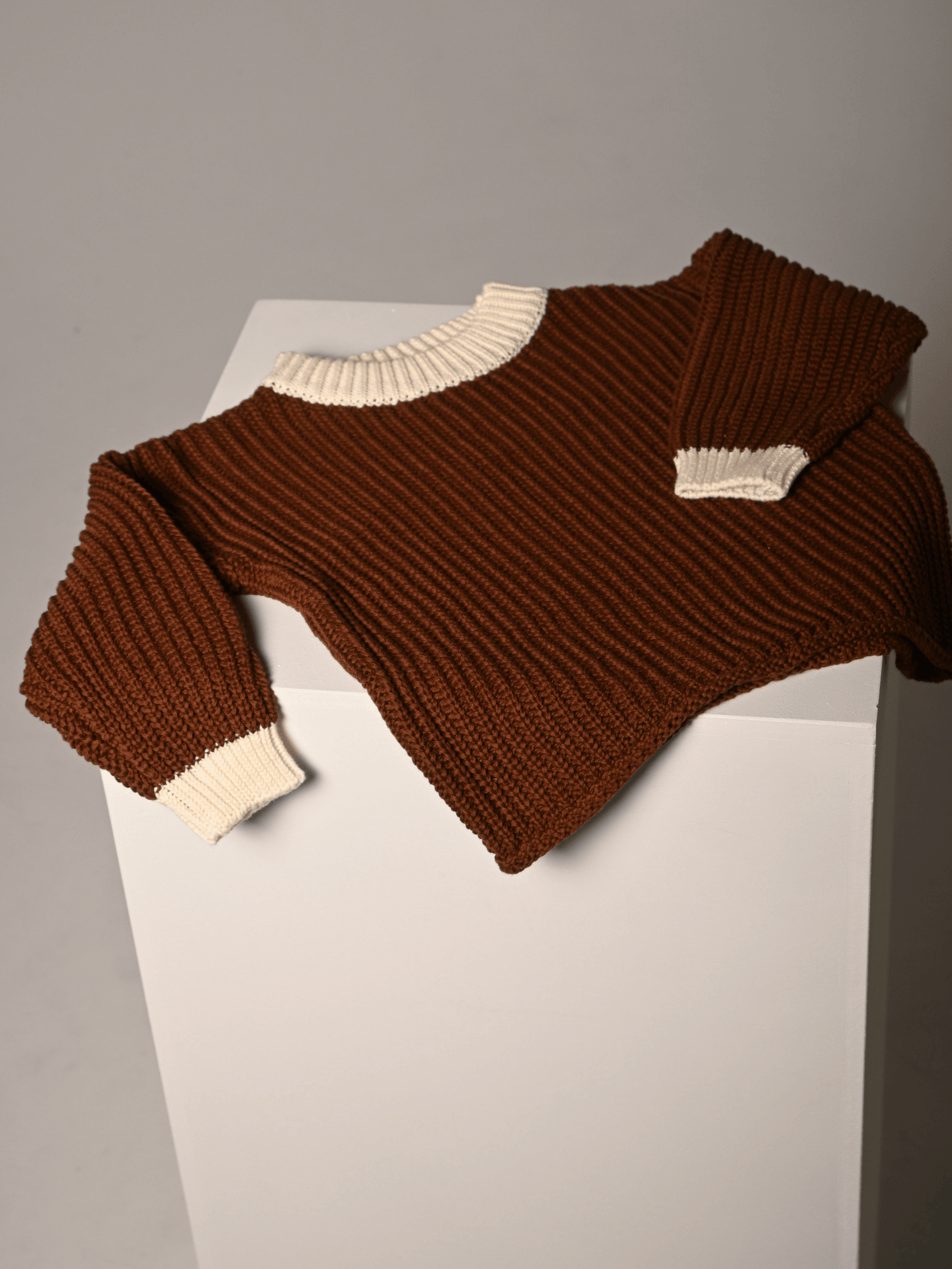 Chunky Knit Jumper | Choc