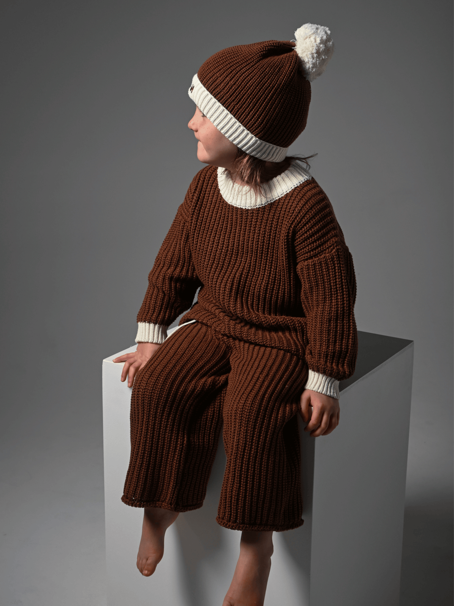 Chunky Knit Jumper | Choc