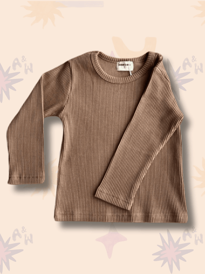 Ribbed Long Sleeve | Mocha