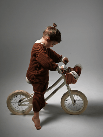 Chunky Knit Pants | Choc