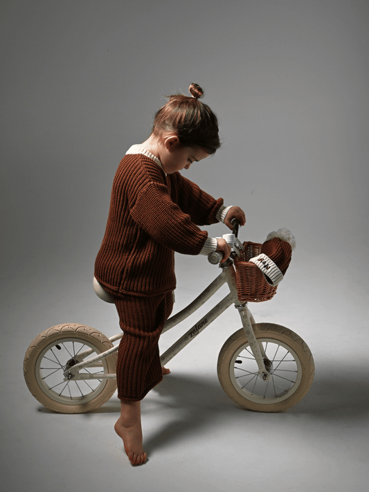 Chunky Knit Pants | Choc