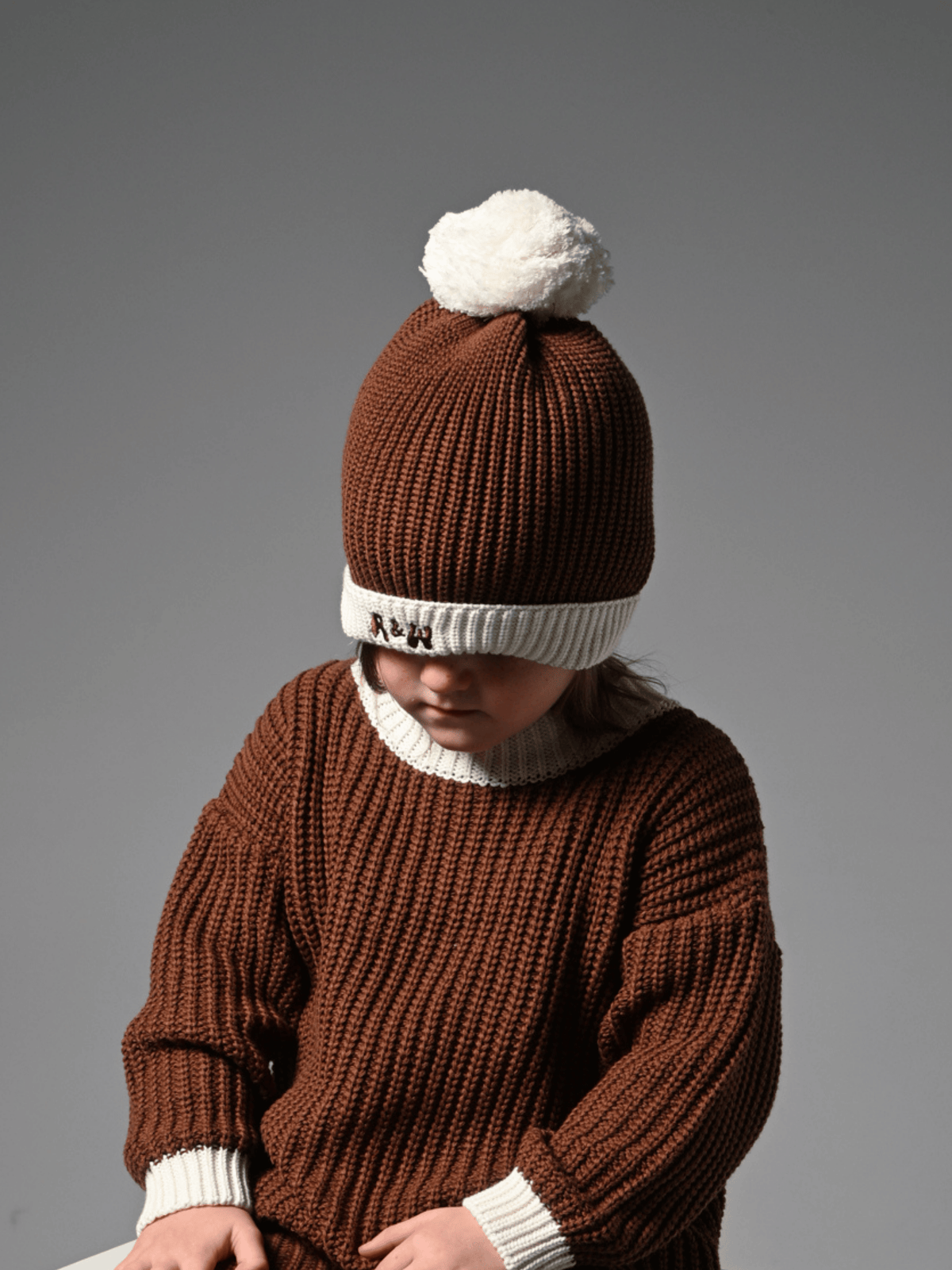 Chunky Knit Beanie | Choc