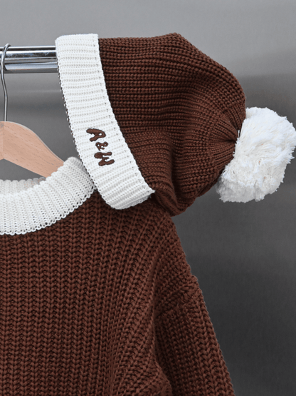 Chunky Knit Beanie | Choc