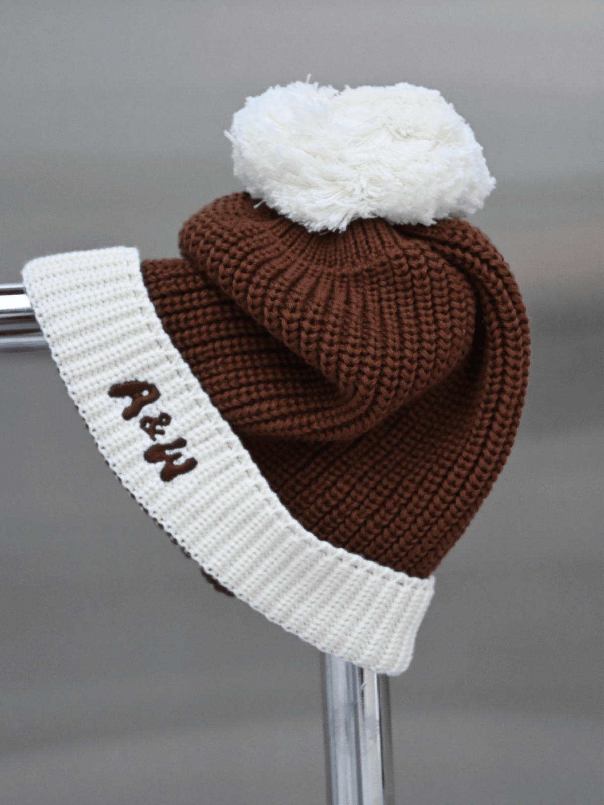 Chunky Knit Beanie | Choc