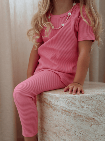Essentials | Ribbed Tee | Rosie