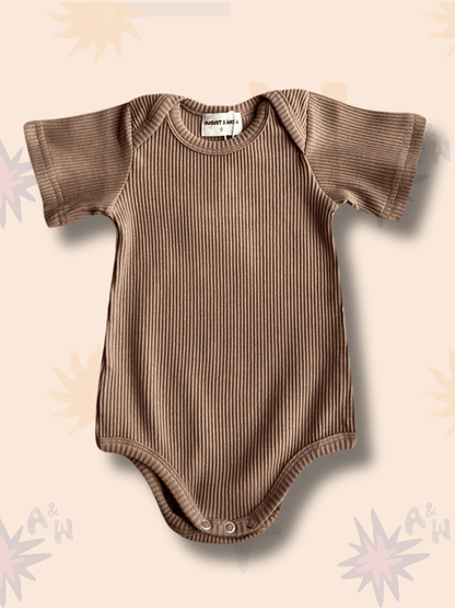 Ribbed Bodysuit | Mocha