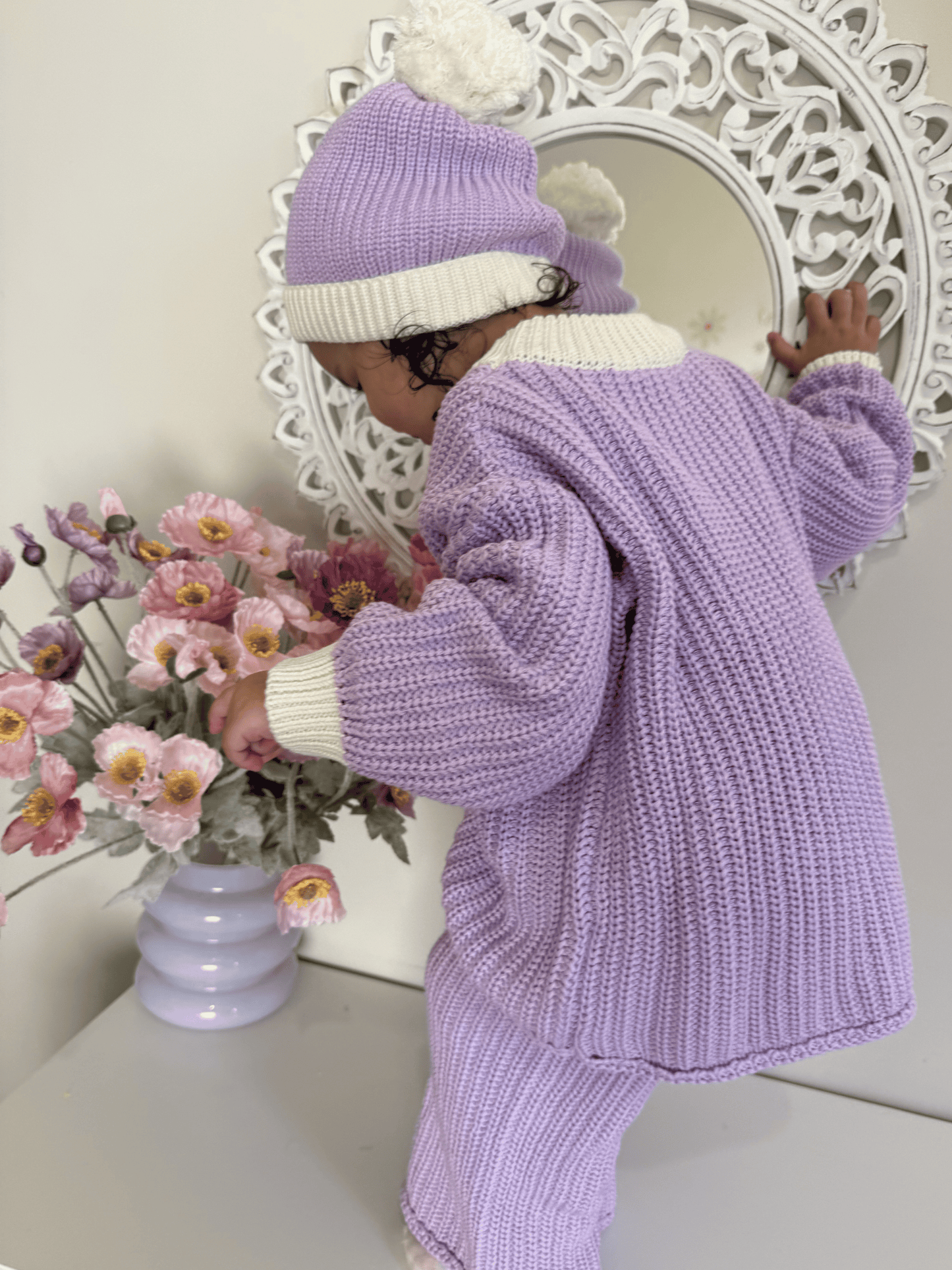 Chunky Knit Jumper | Lilac