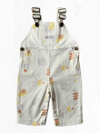 Seaside Spring Overalls | Coral