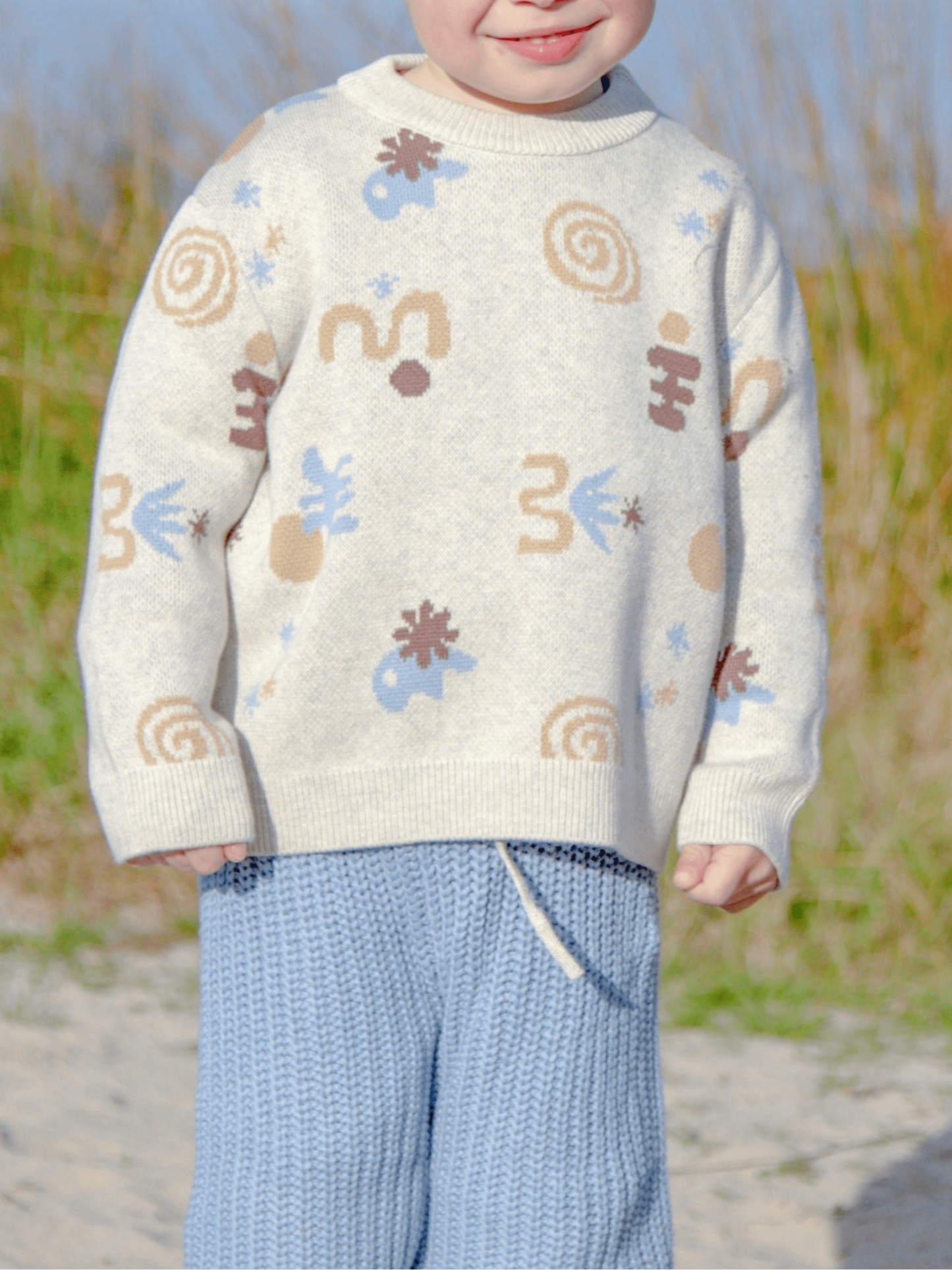 Seaside Knit Jumper | Ocean