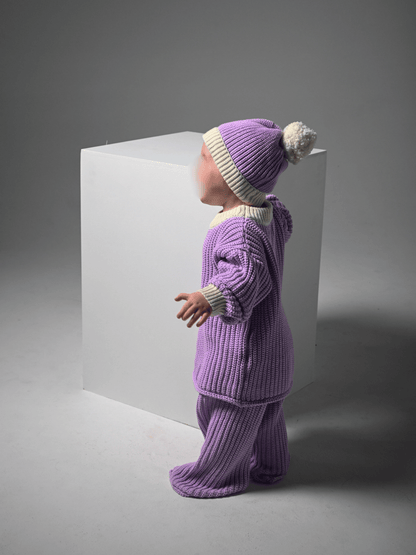 Chunky Knit Jumper | Lilac
