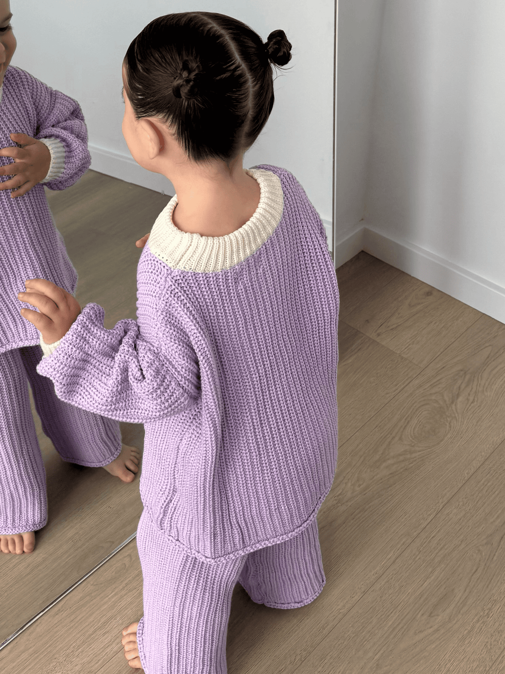 Chunky Knit Jumper | Lilac