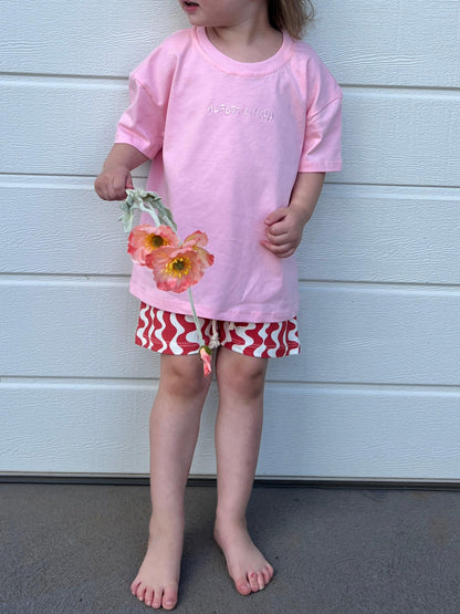 Pink Logo Tee