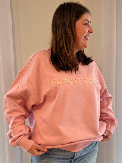 Organic Cotton French Terry Crew Neck | Adults | Pink