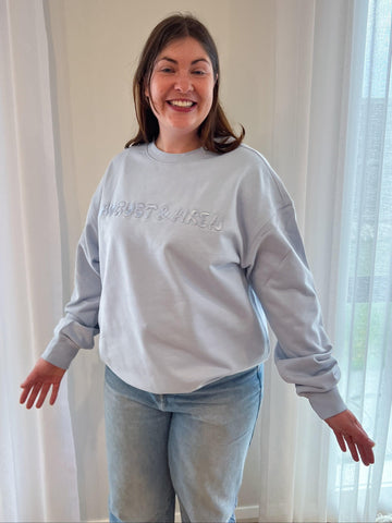 Organic Cotton French Terry Crew Neck | Adults | Blue